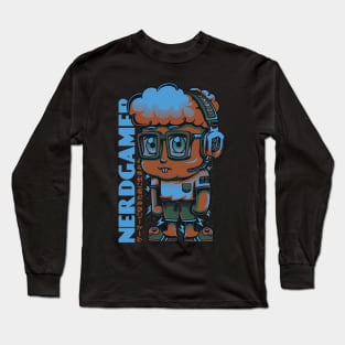 Nerd Gamer Long Sleeve T-Shirt